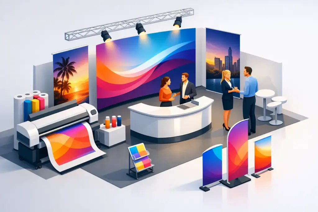 Banner drucken für Messe - so wirkt Ihr Stand