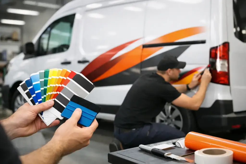 Fahrzeugbeschriftung gestalten lassen richtig