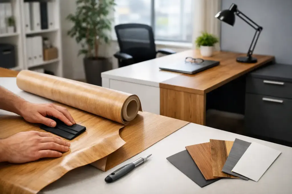 Möbelfolierung fürs Büro modernisieren