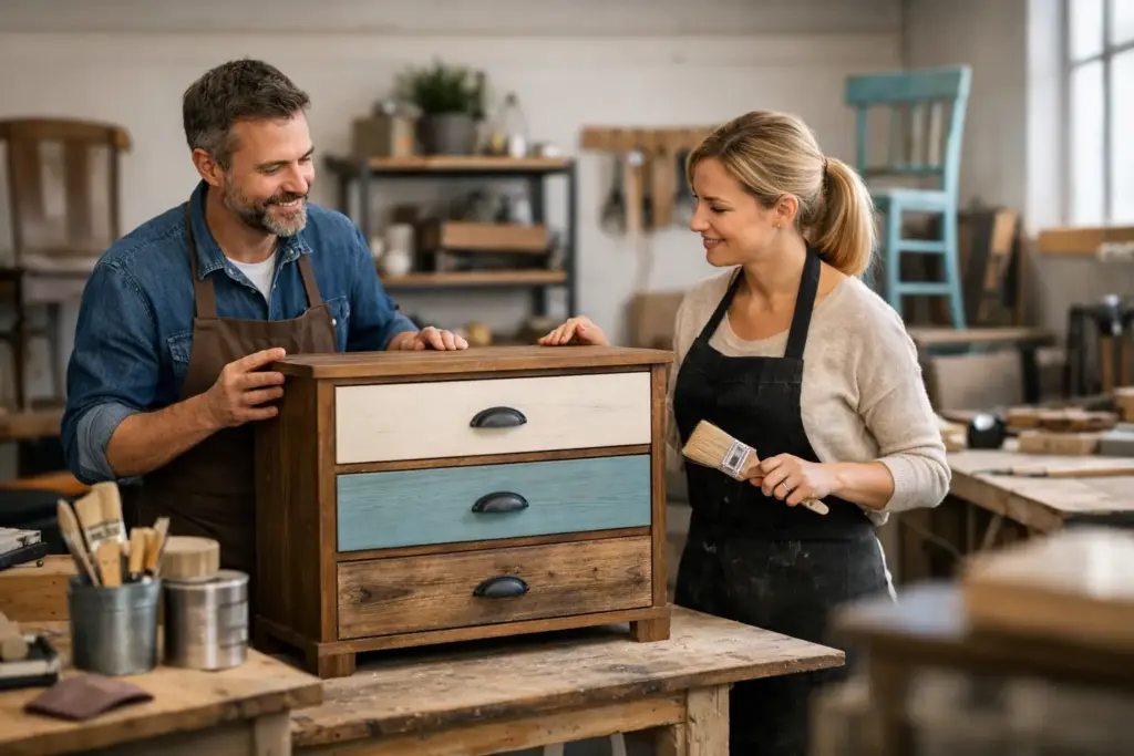 Upcycling Möbel gewerblich richtig nutzen