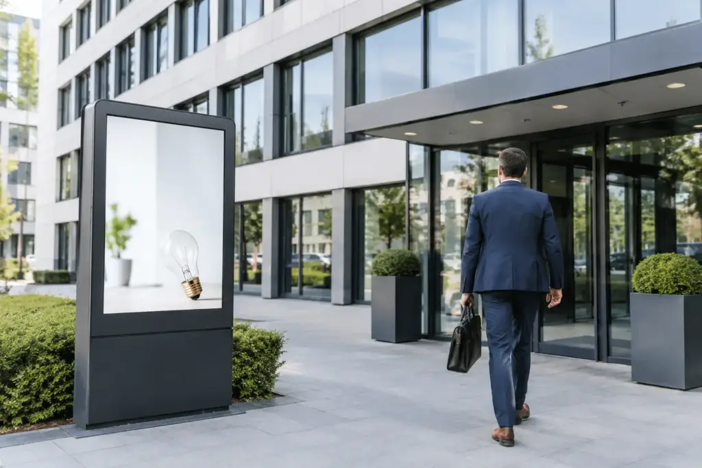 Welche Werbung wirkt am Firmensitz wirklich?