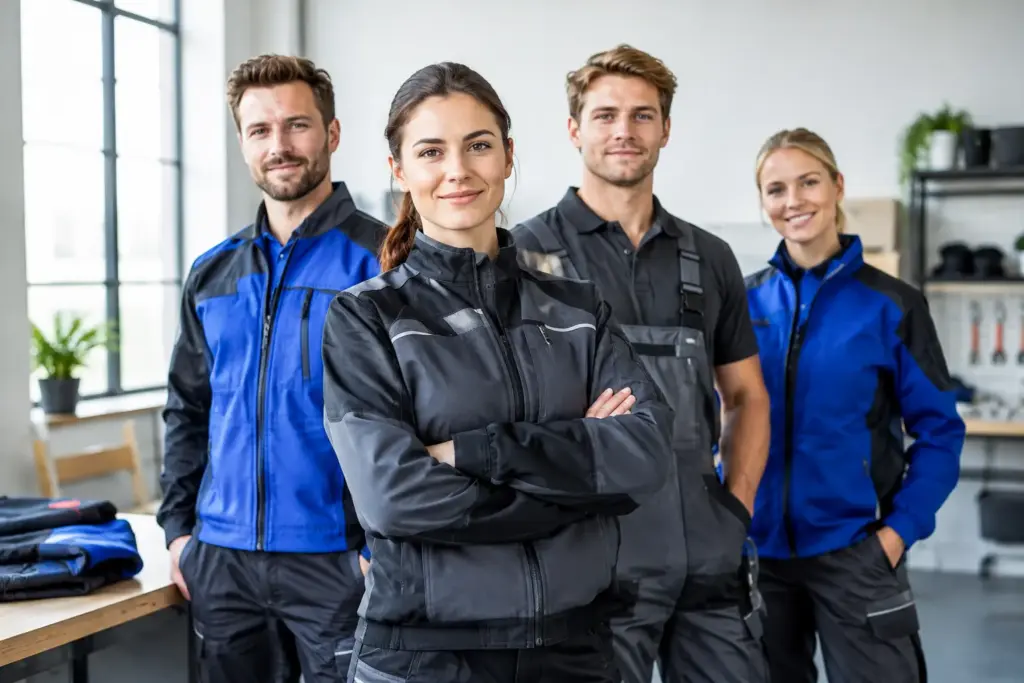Arbeitskleidung langlebig veredeln für starke Teams