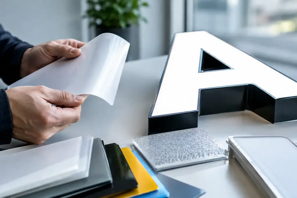 Neue Materialien für Lichtreklame im Praxistest